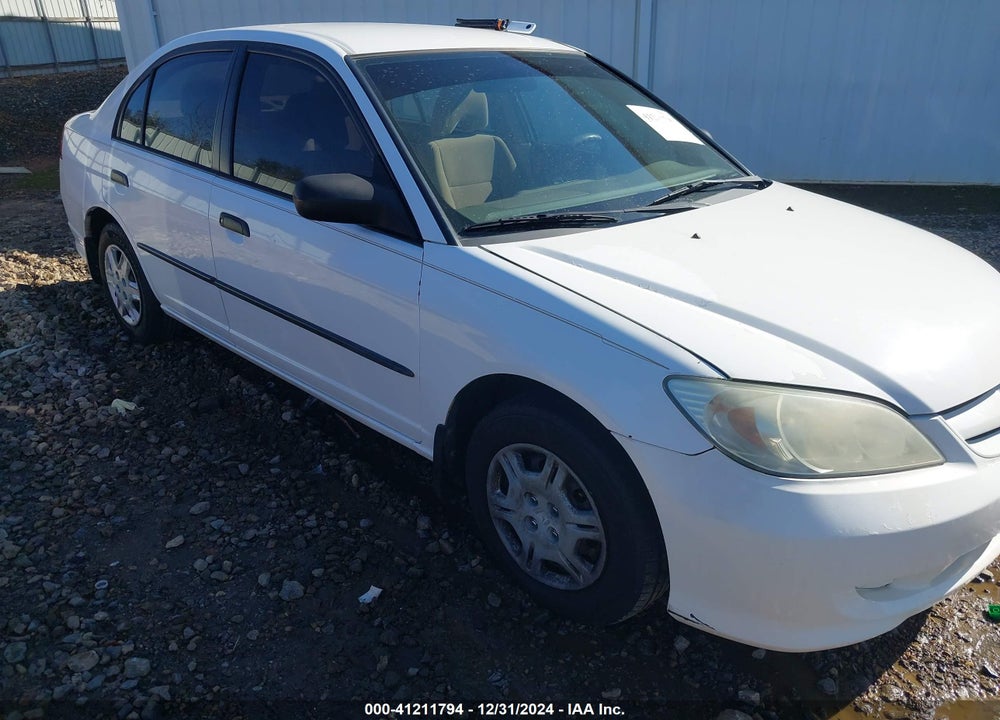 2005 HONDA CIVIC DX VP VIN: 1HGES16325L002864