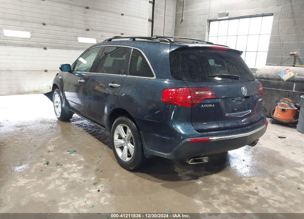 2011 ACURA MDX TECHNOLOGY VIN: 2HNYD2H65BH516309