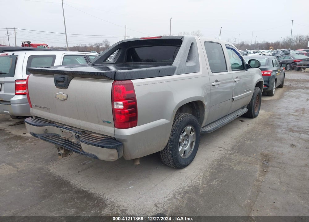 2007 CHEVROLET AVALANCHE 1500 LT VIN: 3GNFK12337G206668