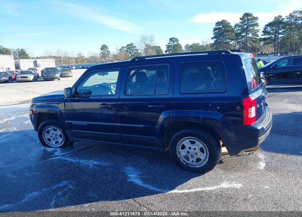 2014 JEEP PATRIOT SPORT VIN: 1C4NJPBAXED844001