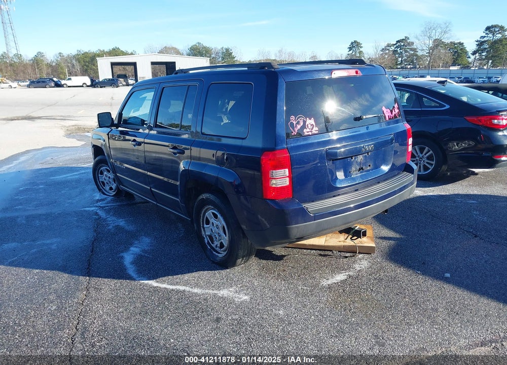 2014 JEEP PATRIOT SPORT VIN: 1C4NJPBAXED844001