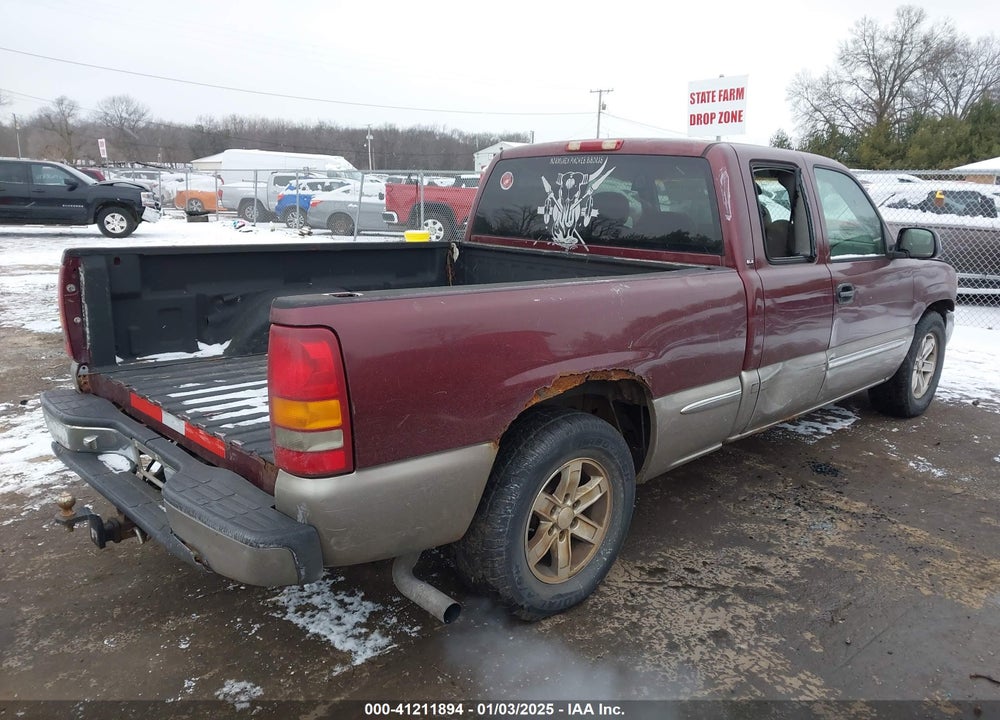 1999 GMC SIERRA 1500 SL/SLE VIN: 2GTEC19T0X1515546