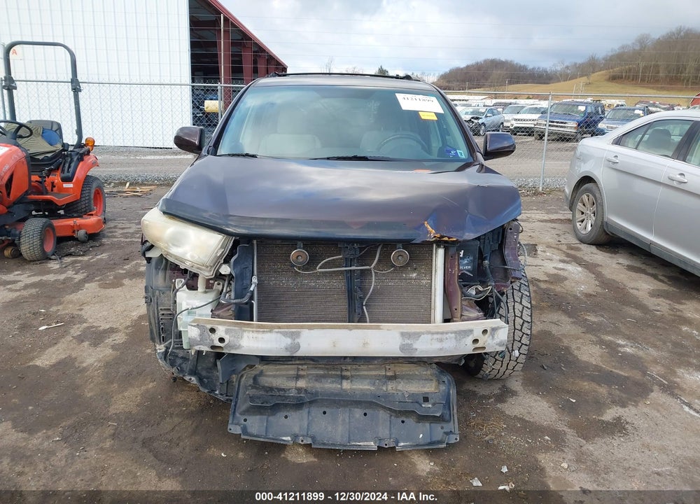 2012 TOYOTA HIGHLANDER VIN: 5TDBK3EH6CS163109