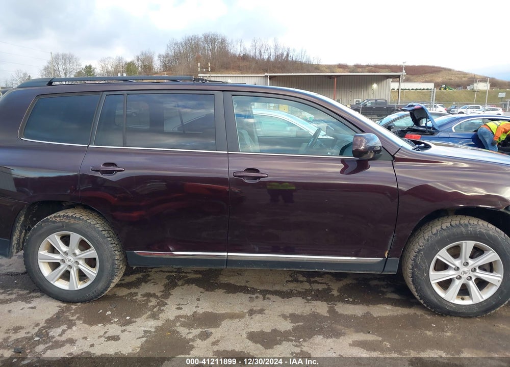 2012 TOYOTA HIGHLANDER VIN: 5TDBK3EH6CS163109