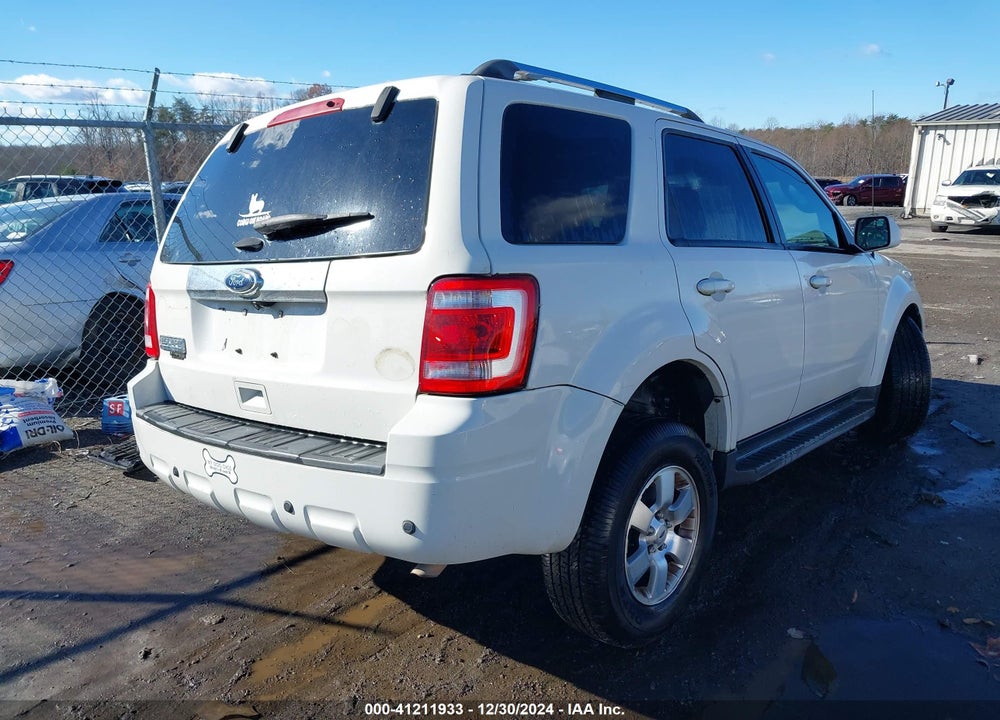 2012 FORD ESCAPE LIMITED VIN: 1FMCU9E75CKC60555
