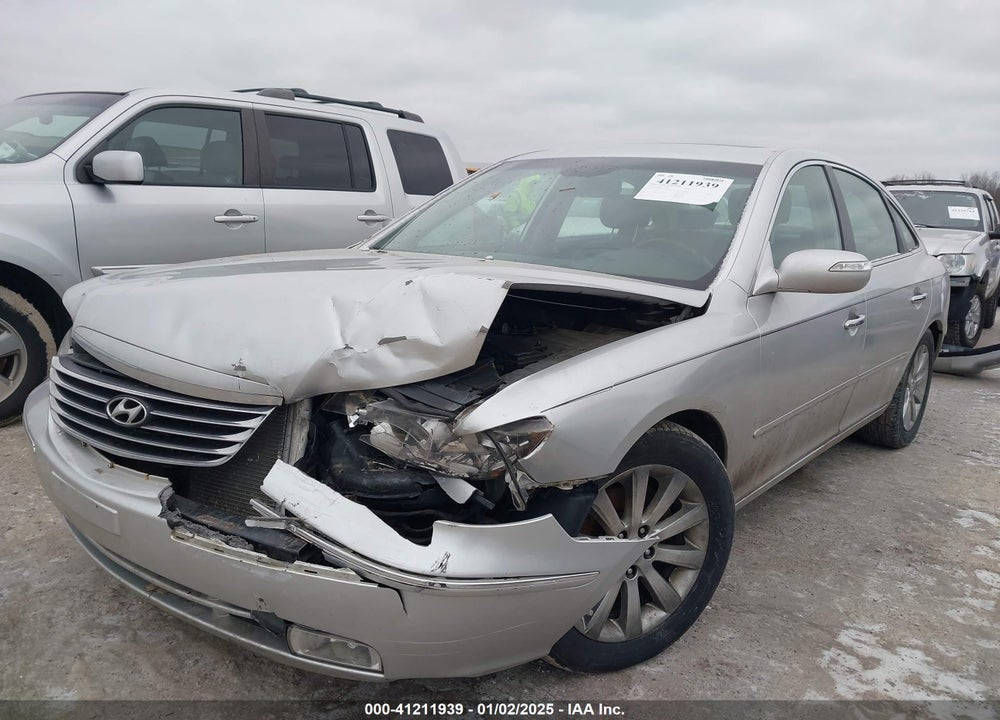 2009 HYUNDAI AZERA VIN: KMHFC46F99A343039