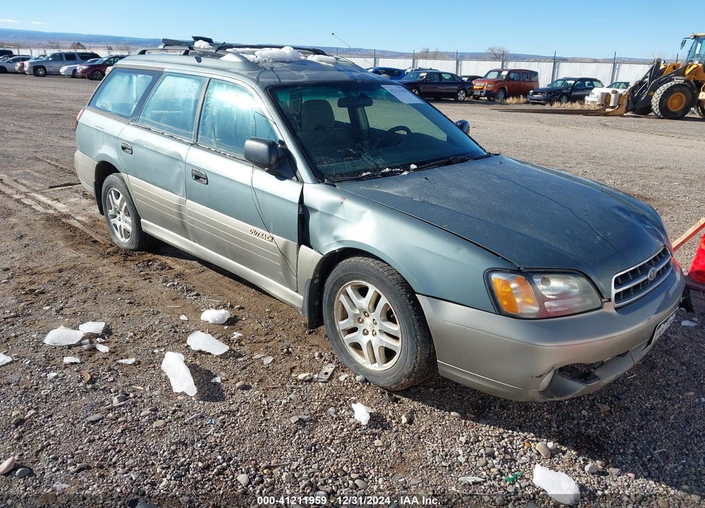 2001 SUBARU OUTBACK VIN: 4S3BH665816668845