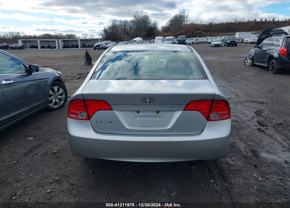 2008 HONDA CIVIC LX VIN: 2HGFA165X8H356626