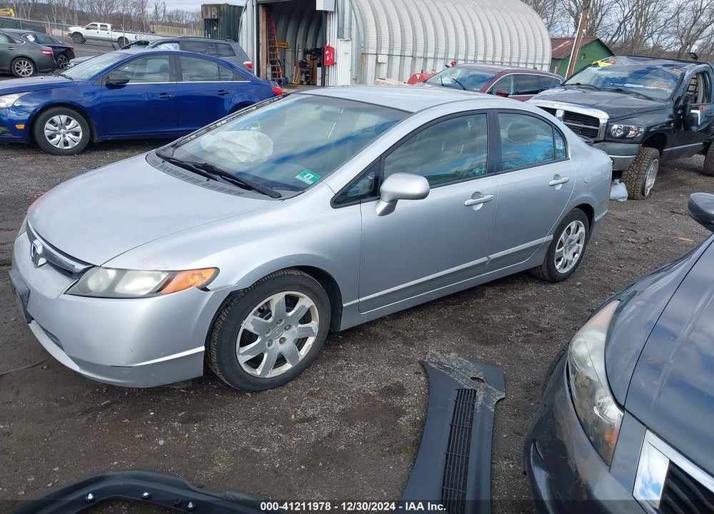 2008 HONDA CIVIC LX VIN: 2HGFA165X8H356626