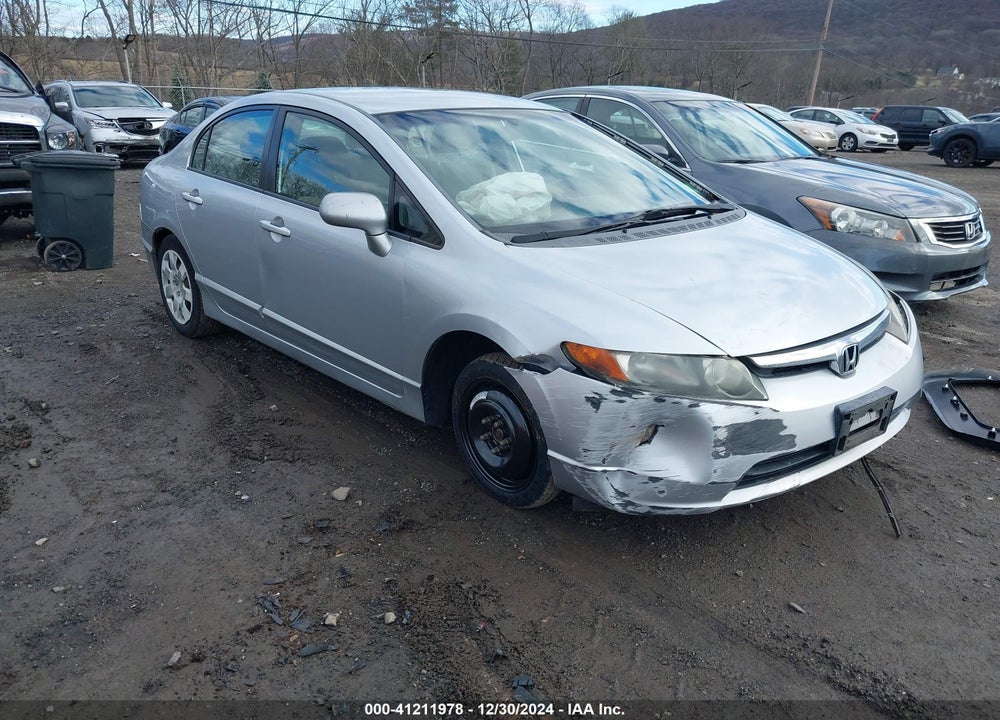 2008 HONDA CIVIC LX VIN: 2HGFA165X8H356626