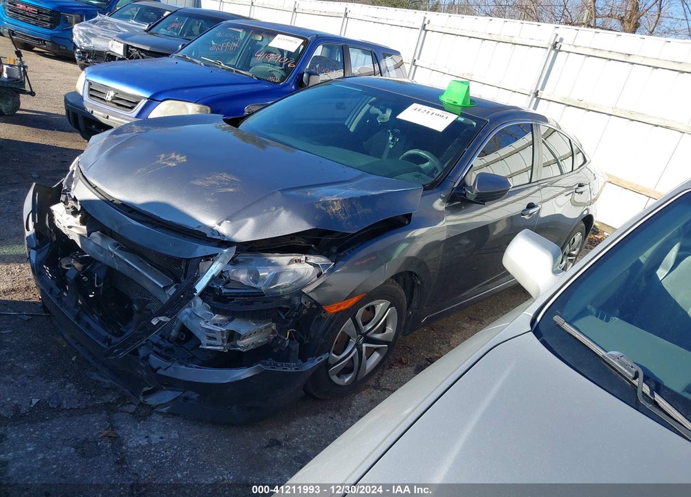 2016 HONDA CIVIC VIN: 19XFC2F58GE050193