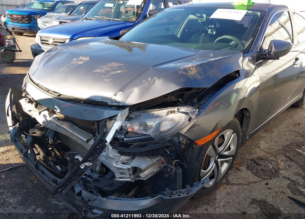 2016 HONDA CIVIC VIN: 19XFC2F58GE050193