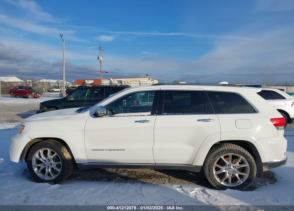 2014 JEEP GRAND CHEROKEE SUMMIT VIN: 1C4RJFJG8EC500223