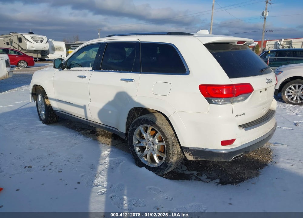 2014 JEEP GRAND CHEROKEE SUMMIT VIN: 1C4RJFJG8EC500223