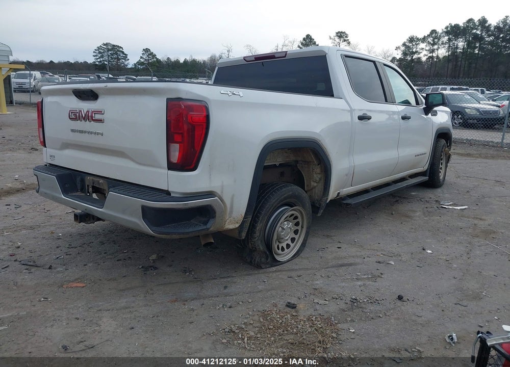 2022 GMC SIERRA 1500 4WD SHORT BOX PRO VIN: 3GTPUAEK3NG523227