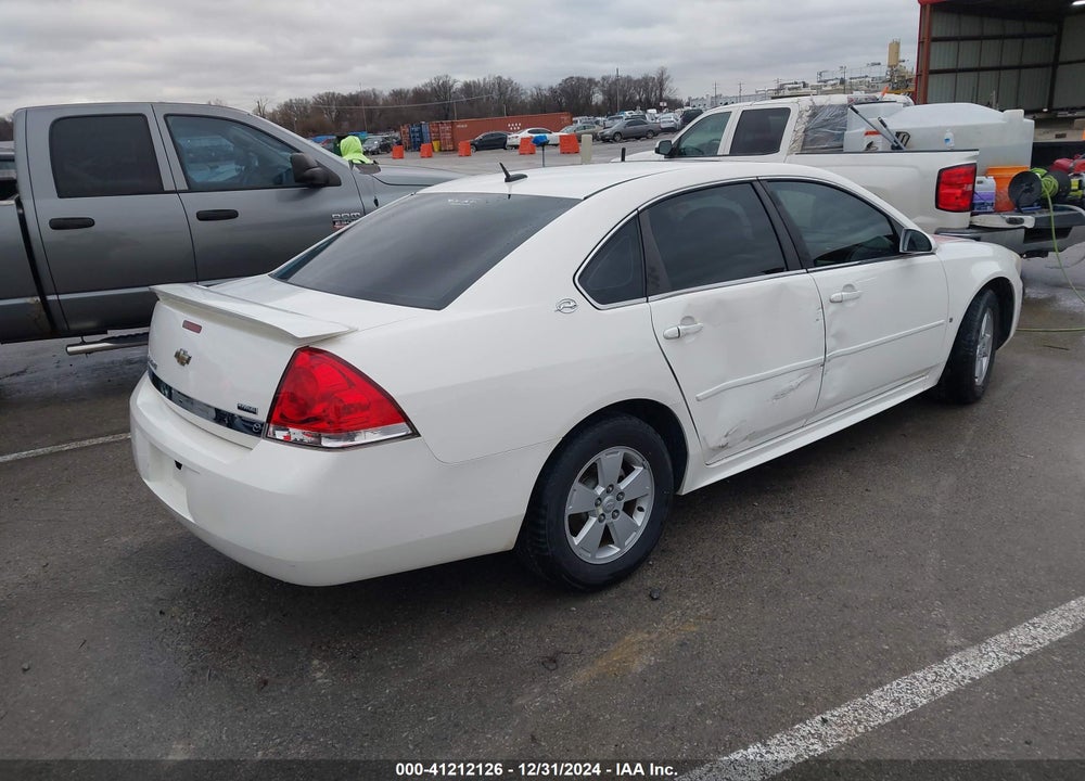 2009 CHEVROLET IMPALA LT VIN: 2G1WT57K291154922