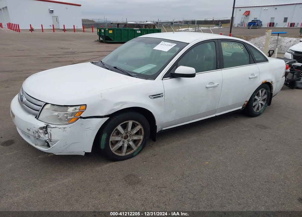 2008 FORD TAURUS SEL VIN: 1FAHP24WX8G185952