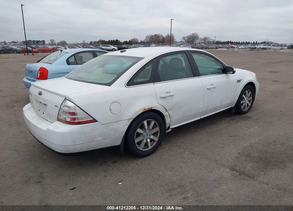 2008 FORD TAURUS SEL VIN: 1FAHP24WX8G185952