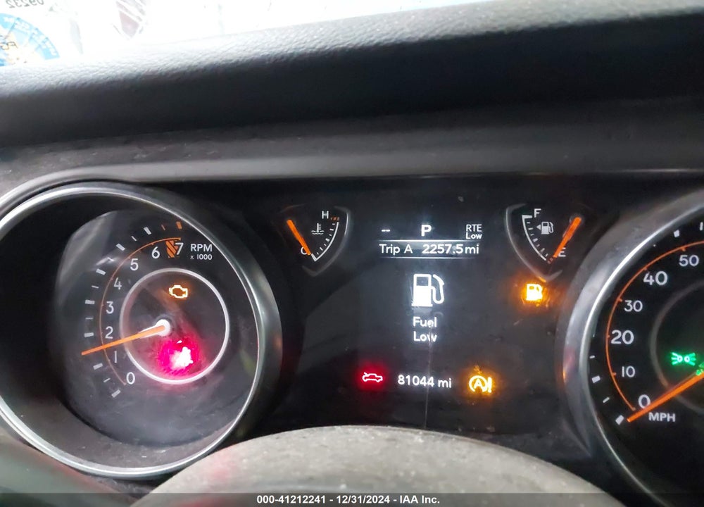 2021 JEEP GLADIATOR VIN: 1C6HJTAG9ML535479
