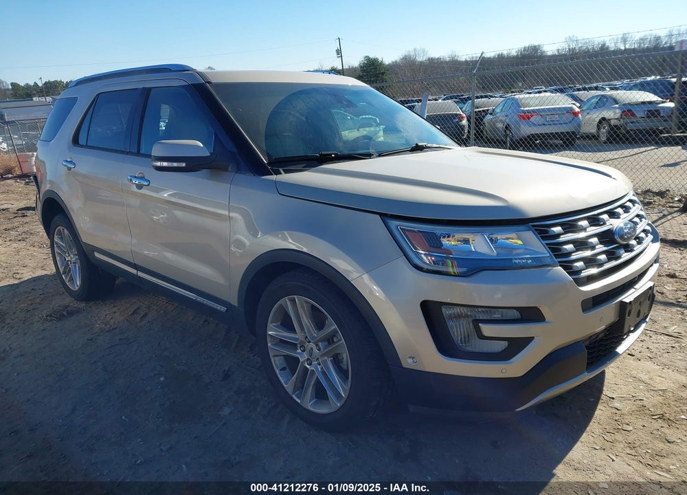 2017 FORD EXPLORER LIMITED VIN: 1FM5K7F82HGA14535