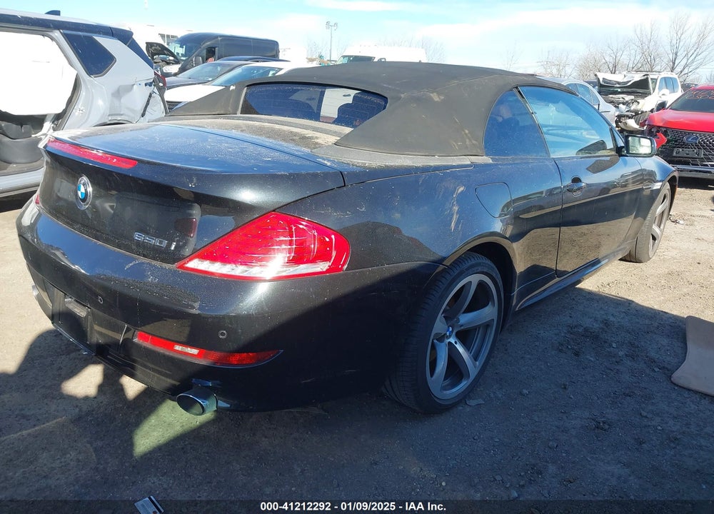 2008 BMW 650I VIN: WBAEB53538CX63612