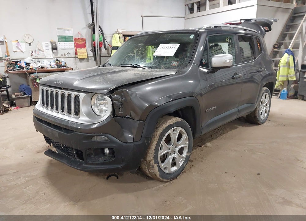 2016 JEEP RENEGADE LIMITED VIN: ZACCJBDT0GPC77584