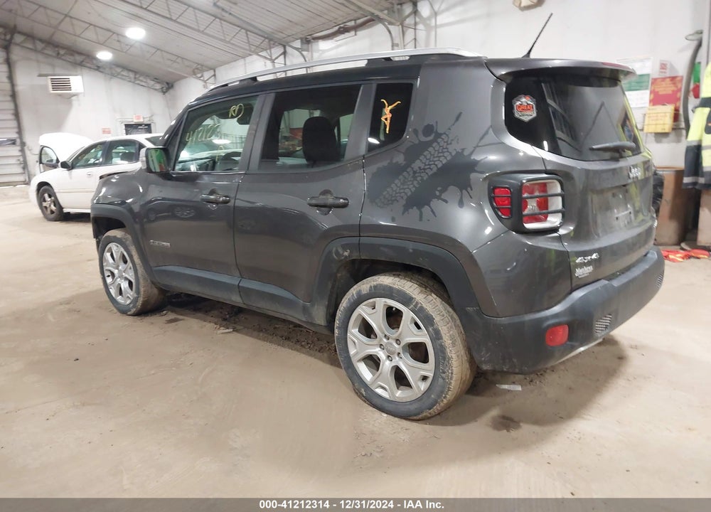 2016 JEEP RENEGADE LIMITED VIN: ZACCJBDT0GPC77584