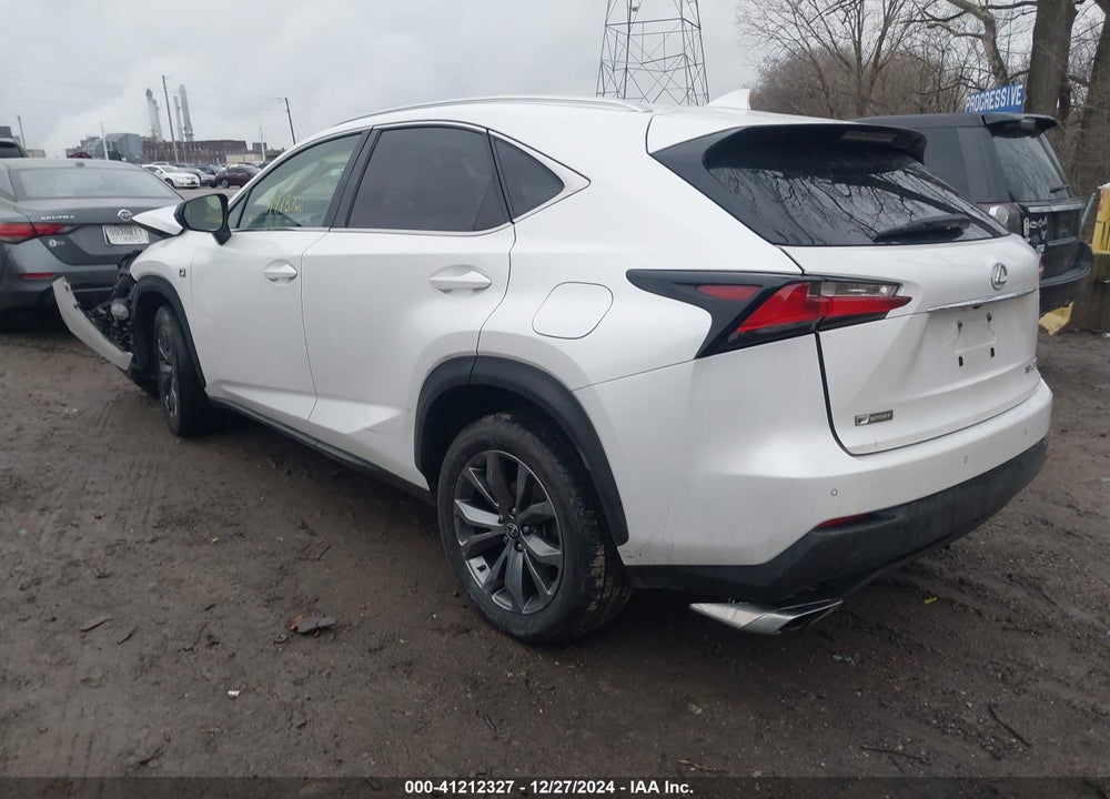 2015 LEXUS NX 200T F SPORT VIN: JTJYARBZ9F2003599