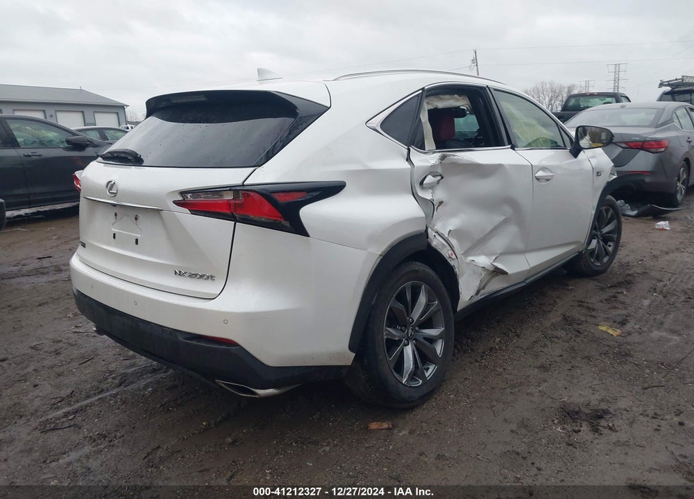 2015 LEXUS NX 200T F SPORT VIN: JTJYARBZ9F2003599