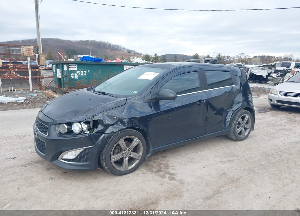 2014 CHEVROLET SONIC RS MANUAL VIN: 1G1JH6SB0E4196965