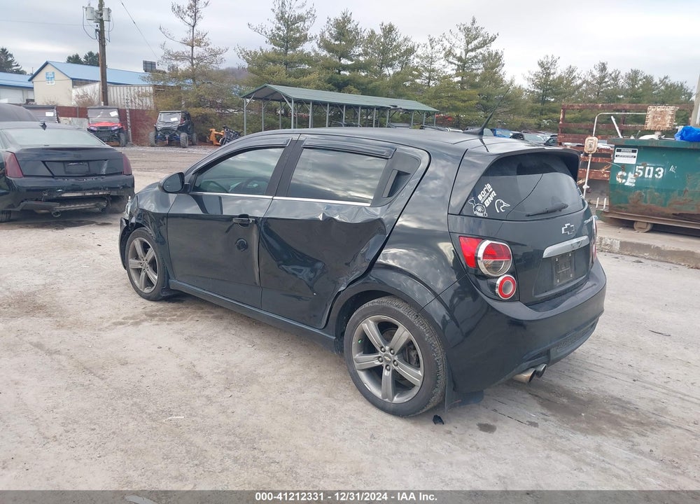 2014 CHEVROLET SONIC RS MANUAL VIN: 1G1JH6SB0E4196965
