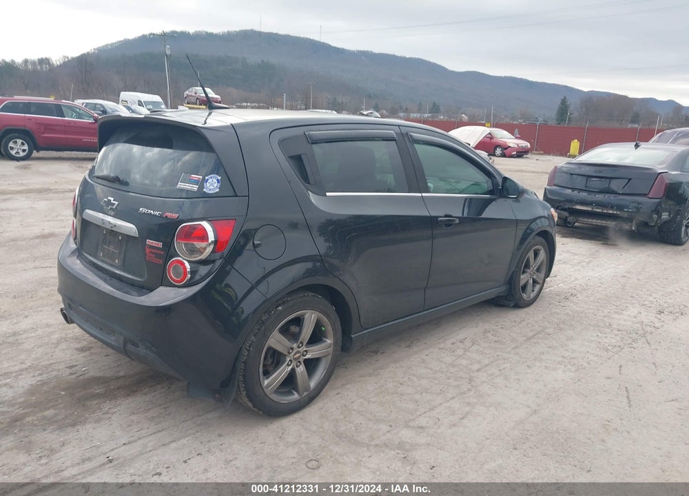 2014 CHEVROLET SONIC RS MANUAL VIN: 1G1JH6SB0E4196965