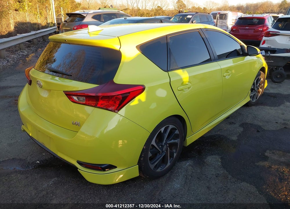 2016 SCION IM VIN: JTNKARJE9GJ515325