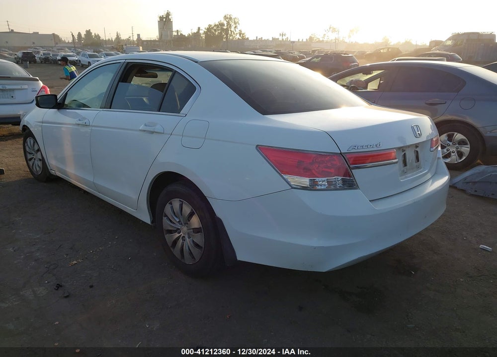 2012 HONDA ACCORD 2.4 LX VIN: 1HGCP2F37CA113840