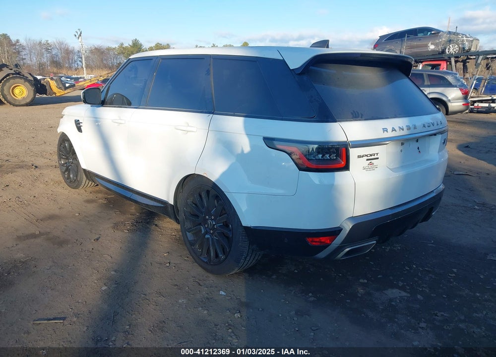 2019 LAND ROVER RANGE ROVER SPORT HSE VIN: SALWR2RV4KA827662