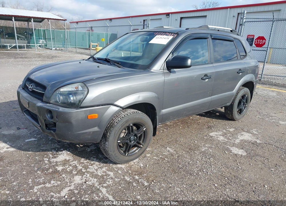 2007 HYUNDAI TUCSON GLS VIN: KM8JM12B77U545866