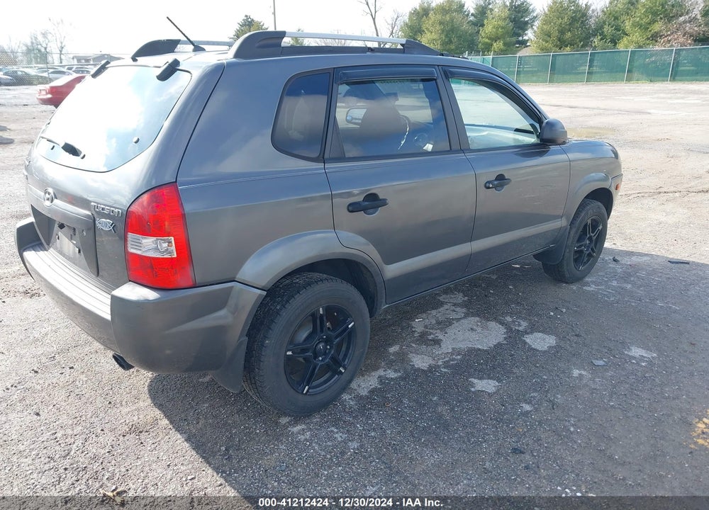2007 HYUNDAI TUCSON GLS VIN: KM8JM12B77U545866