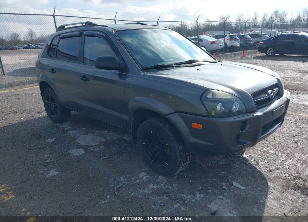 2007 HYUNDAI TUCSON GLS VIN: KM8JM12B77U545866