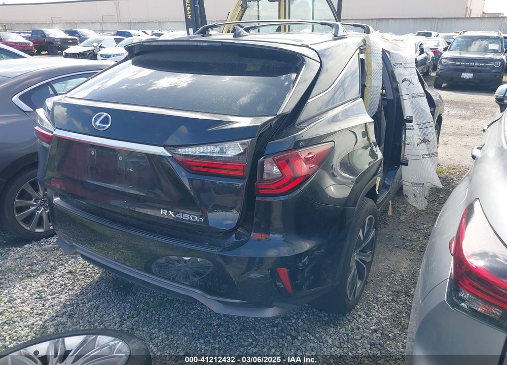 2017 LEXUS RX 450H VIN: 2T2BGMCA6HC019911