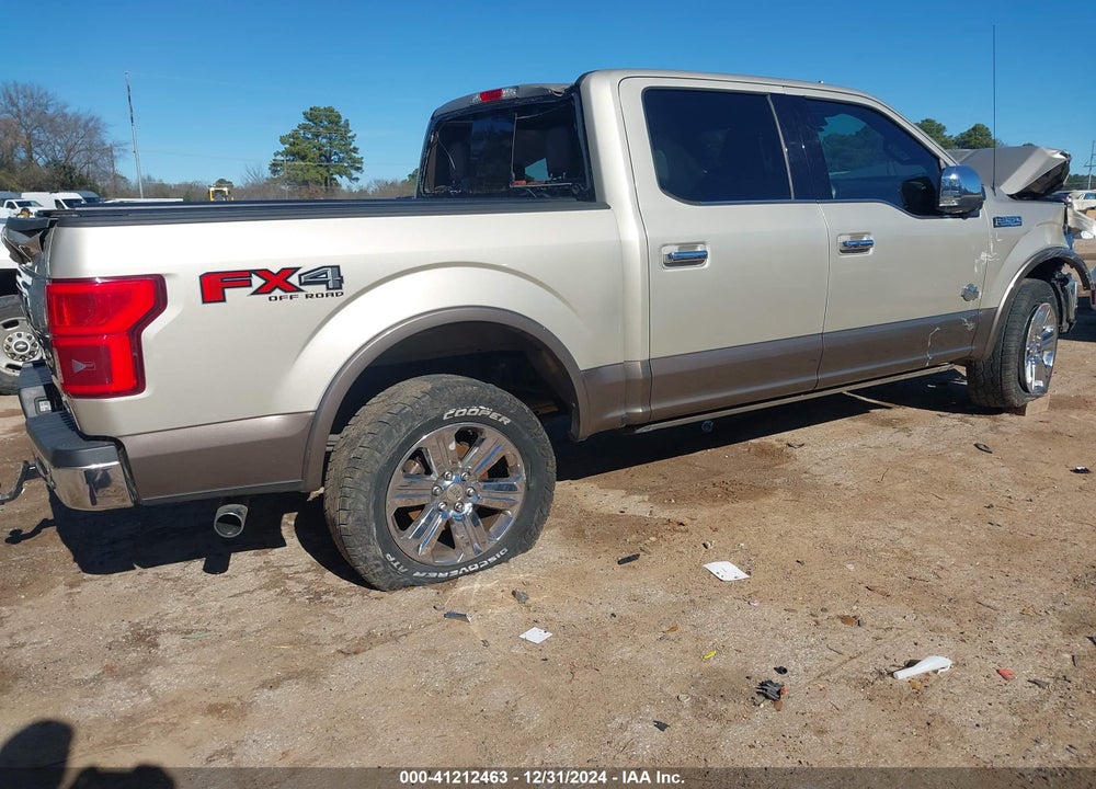 2018 FORD F150 SUPERCREW VIN: 1FTEW1EG8JFB27481