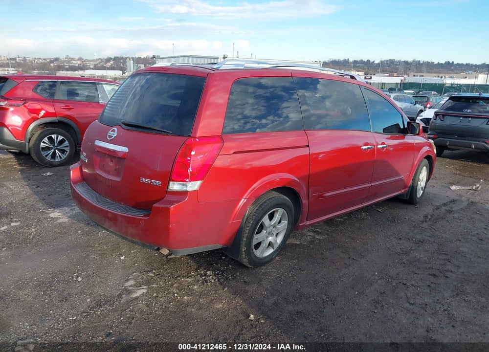 2007 NISSAN QUEST 3.5 SE VIN: 5N1BV28U67N113781