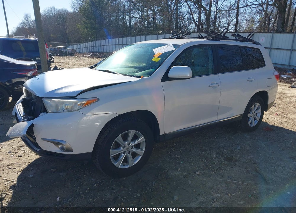 2013 TOYOTA HIGHLANDER BASE PLUS V6 VIN: 5TDZK3EH6DS101676