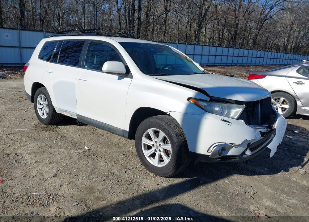 2013 TOYOTA HIGHLANDER BASE PLUS V6 VIN: 5TDZK3EH6DS101676