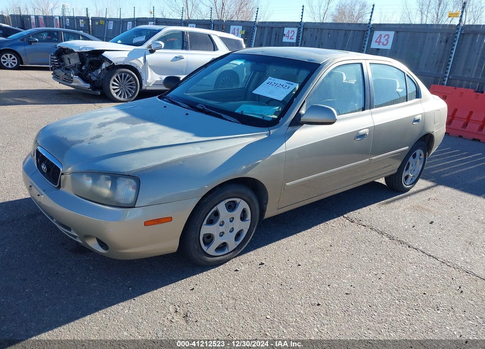 2003 HYUNDAI ELANTRA GLS/GT VIN: KMHDN45D73U555171