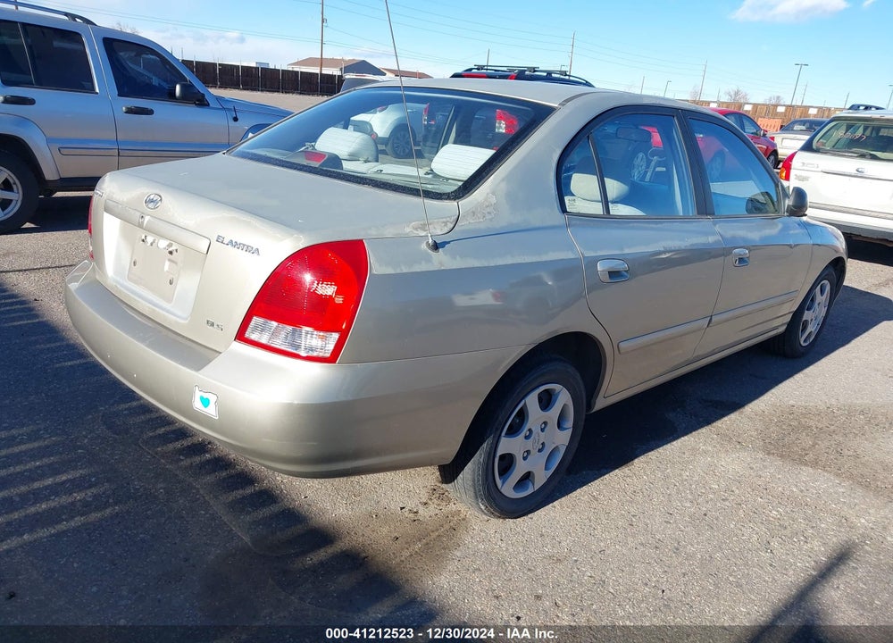 2003 HYUNDAI ELANTRA GLS/GT VIN: KMHDN45D73U555171