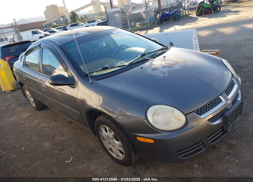 2004 DODGE NEON SXT VIN: 1B3ES56C74D501210