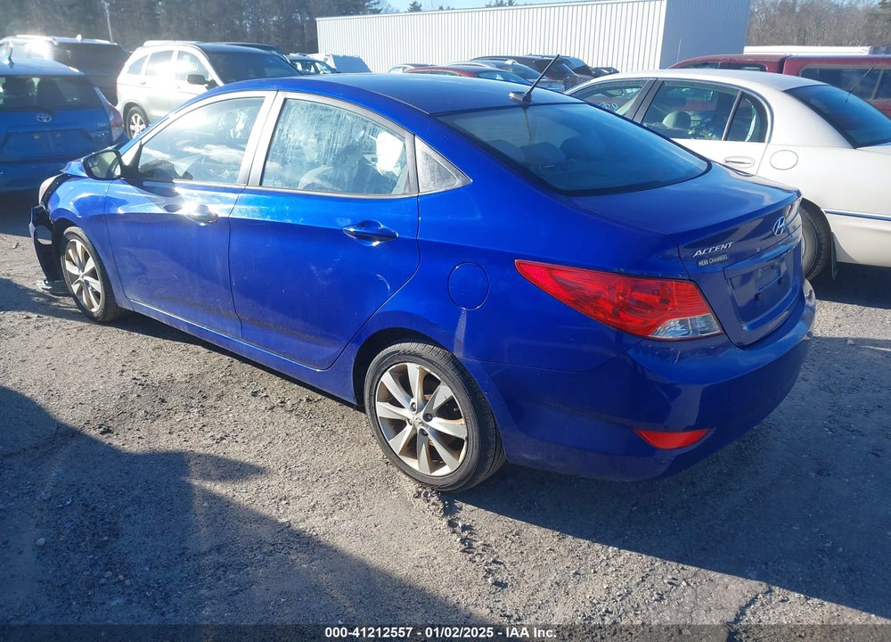 2014 HYUNDAI ACCENT GLS VIN: KMHCU4AE4EU761760