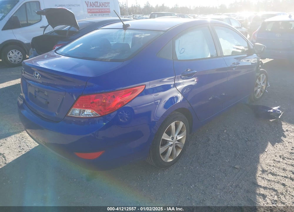 2014 HYUNDAI ACCENT GLS VIN: KMHCU4AE4EU761760
