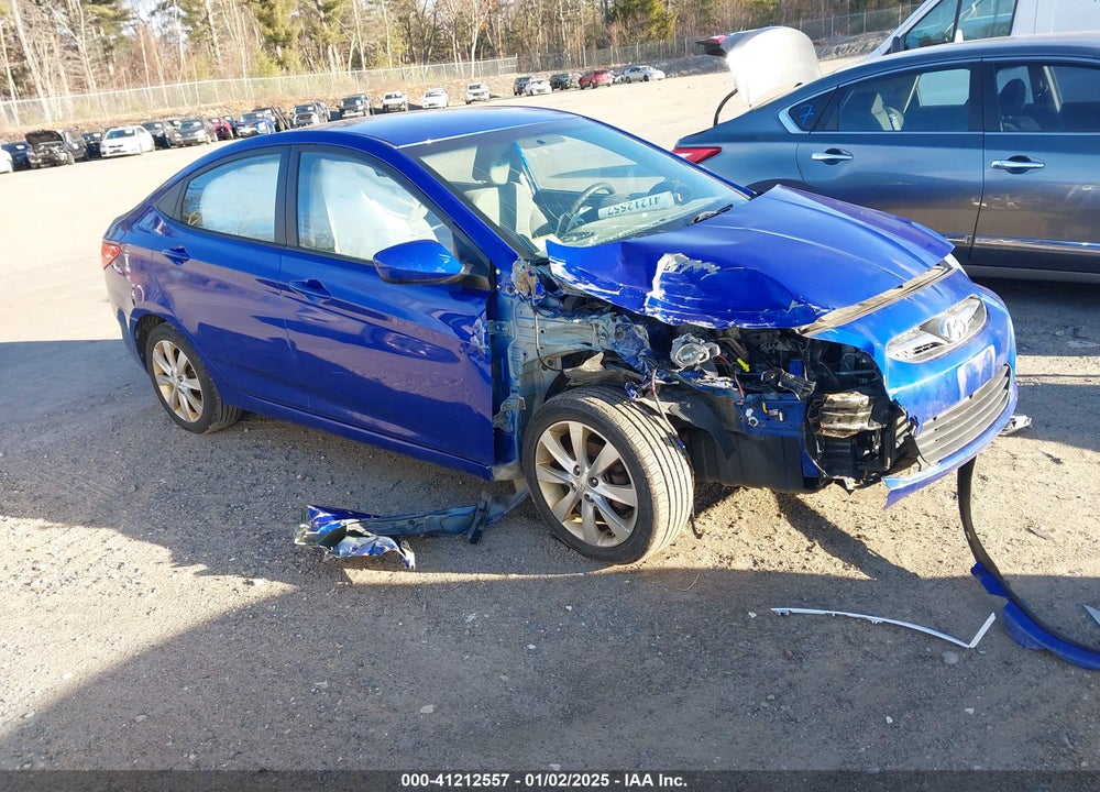 2014 HYUNDAI ACCENT GLS VIN: KMHCU4AE4EU761760