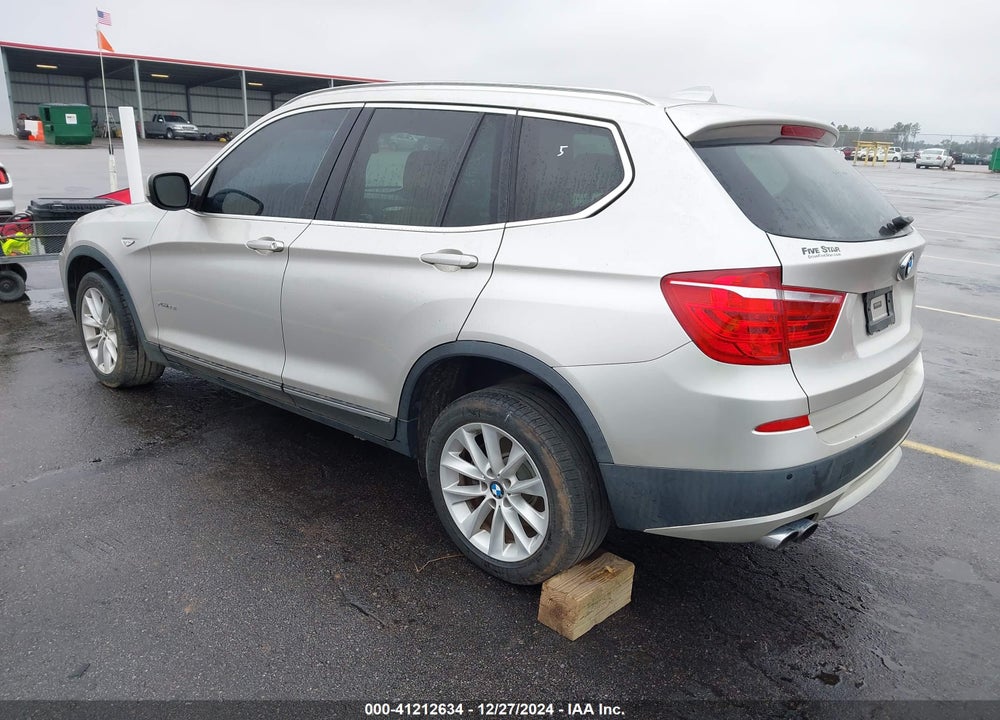 2013 BMW X3 XDRIVE28I VIN: 5UXWX9C58D0A13104